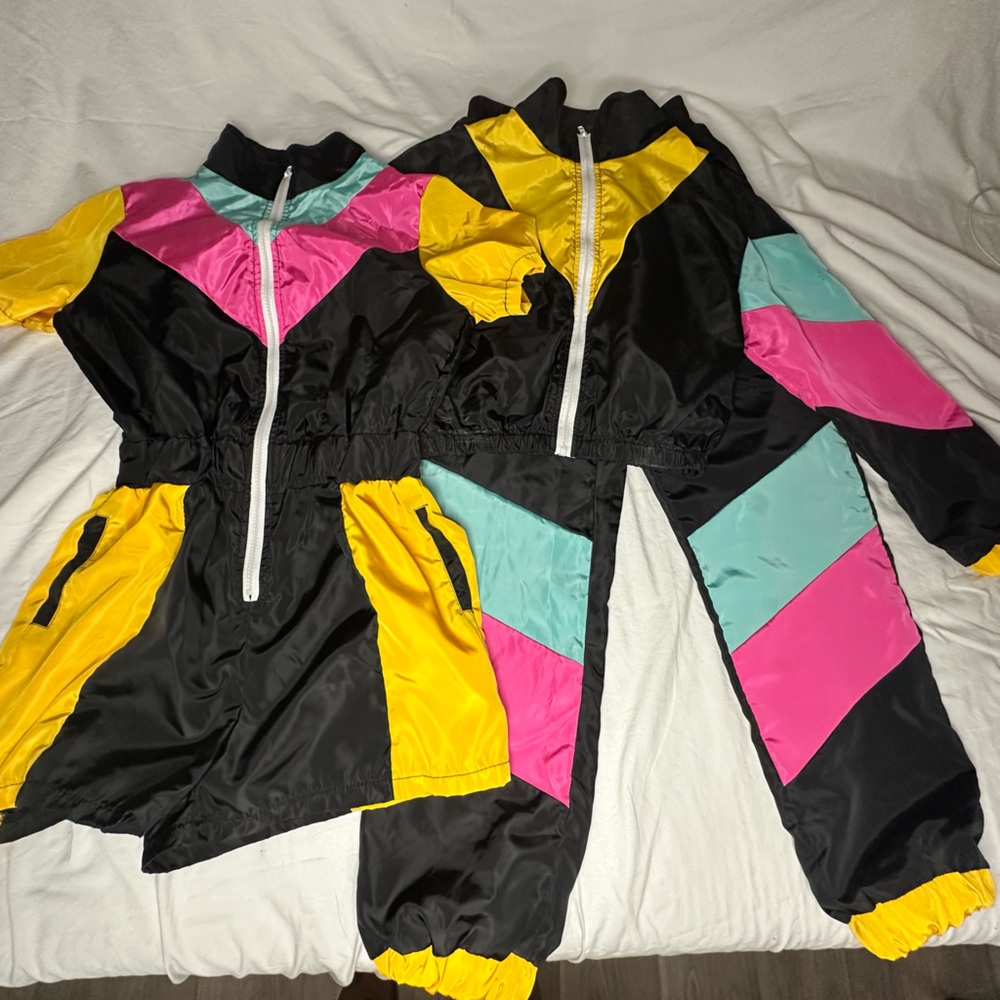 Colorful Windbreaker Tracksuit